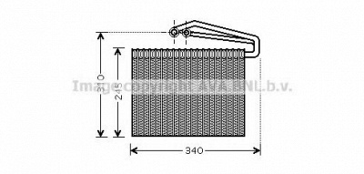 AVA QUALITY COOLING olv400 -  Испаритель, кондиционер